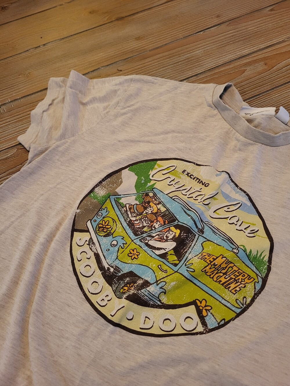 Scooby-Doo Unisrx Graphic Tee in Light Gray Vintage